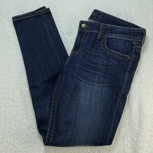Kut from the Kloth Jeans Womens Sz 8 Blue Low Rise Ankle Skinny Denim 31x30